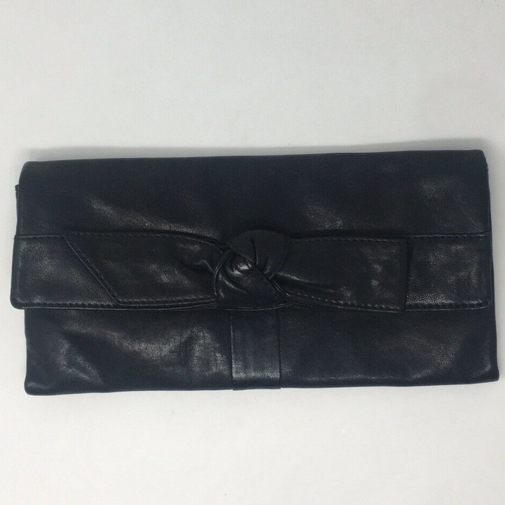 Banana Republic Women’s Black Leather Clutch Bag